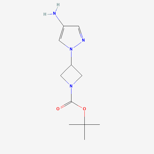 tert-butyl 3-(4-aminopyrazol-1-yl)azetidine-1-carboxylate (CAS: 1029413-51-1) - Related Chemical Product