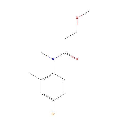 N-(4-bromo-2-methylphenyl)-3-methoxy-N-methylpropanamide (CAS: 1131604-82-4) - Related Chemical Product
