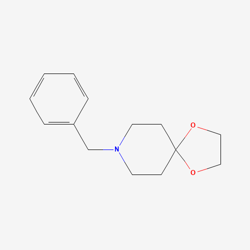 9-benzyl-1,4-dioxa-9-azaspiro[4.5]decane (CAS: 37943-54-7) - Chemical Structure and Molecular Formula 