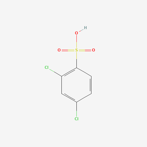 2,4-dichlorobenzenesulfonic acid (CAS: 609-62-1) - Chemical Structure and Molecular Formula 