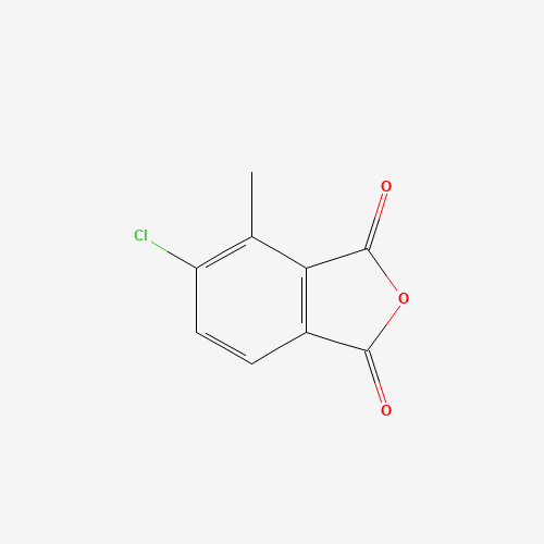 4,5-dichloro-2-benzofuran-1,3-dione (CAS: 56962-07-3) - Chemical Structure and Molecular Formula 