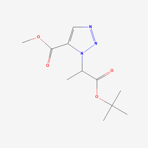 methyl 3-[1-[(2-methylpropan-2-yl)oxy]-1-oxopropan-2-yl]triazole-4-carboxylate (CAS: 1190392-94-9) - Related Chemical Product