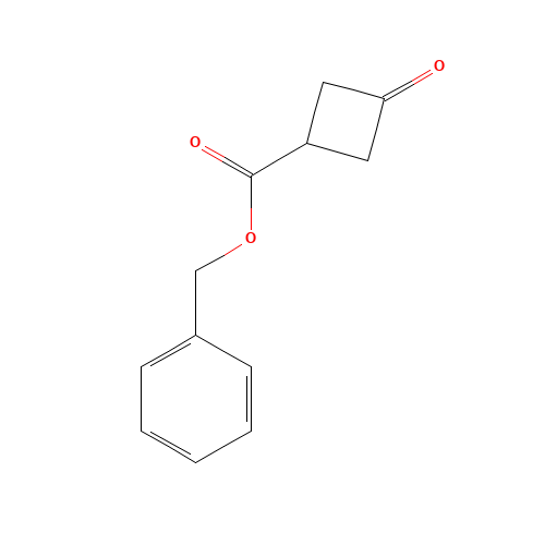 benzyl 3-oxocyclobutane-1-carboxylate (CAS: 198995-91-4) - Chemical Structure and Molecular Formula 