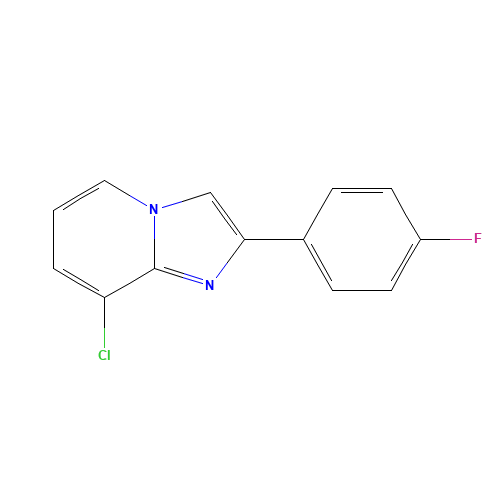 8-chloro-2-(4-fluorophenyl)imidazo[1,2-a]pyridine (CAS: 481049-31-4) - Related Chemical Product