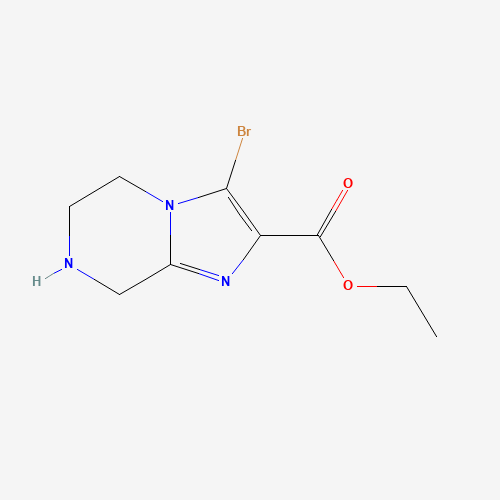 ethyl 3-bromo-5,6,7,8-tetrahydroimidazo[1,2-a]pyrazine-2-carboxylate (CAS: 1170776-06-3) - Related Chemical Product