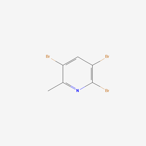 2,3,5-tribromo-6-methylpyridine (CAS: 3430-15-7) - Chemical Structure and Molecular Formula 