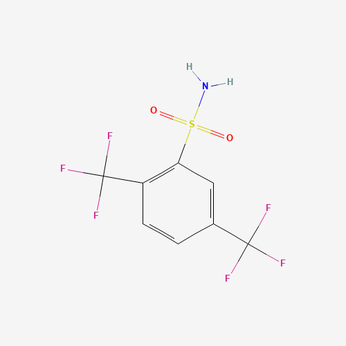 2,5-bis(trifluoromethyl)benzenesulfonamide (CAS: 951625-11-9) - Chemical Structure and Molecular Formula 