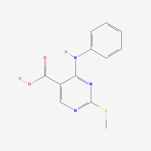 4-anilino-2-methylsulfanylpyrimidine-5-carboxylic acid (CAS: 857200-26-1) - Related Chemical Product
