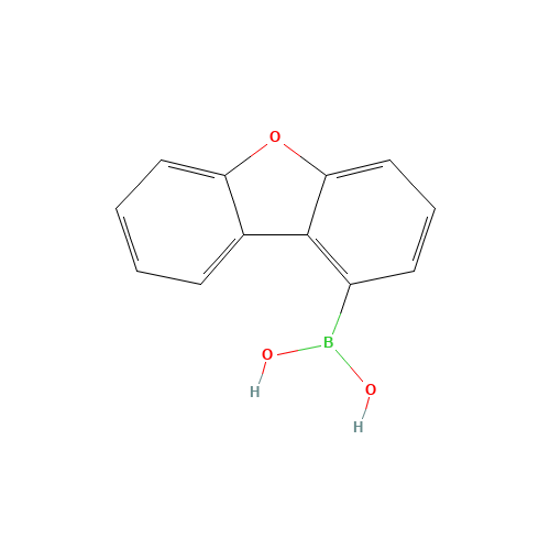 dibenzofuran-1-ylboronic acid (CAS: 162607-19-4) - Chemical Structure and Molecular Formula 