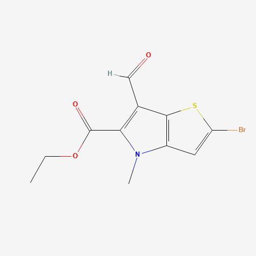 ethyl 2-bromo-6-formyl-4-methylthieno[3,2-b]pyrrole-5-carboxylate (CAS: 1221186-55-5) - Related Chemical Product