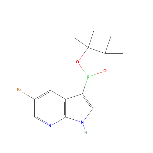 5-bromo-3-(4,4,5,5-tetramethyl-1,3,2-dioxaborolan-2-yl)-1H-pyrrolo[2,3-b]pyridine (CAS: 1072152-50-1) - Related Chemical Product