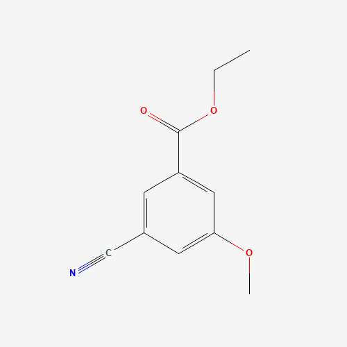ethyl 3-cyano-5-methoxybenzoate (CAS: 661458-28-2) - Chemical Structure and Molecular Formula 