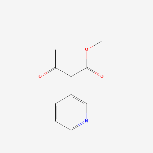 ethyl 3-oxo-2-pyridin-3-ylbutanoate (CAS: 913839-58-4) - Chemical Structure and Molecular Formula 