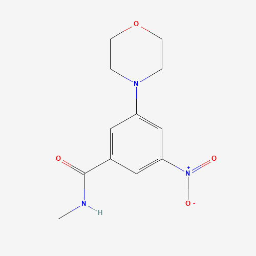 N-methyl-3-morpholin-4-yl-5-nitrobenzamide (CAS: 641570-96-9) - Related Chemical Product