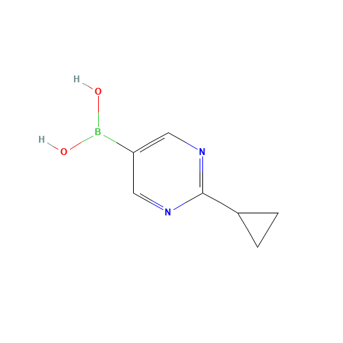 (2-cyclopropylpyrimidin-5-yl)boronic acid (CAS: 893567-15-2) - Related Chemical Product