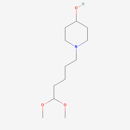 1-(5,5-dimethoxypentyl)piperidin-4-ol (CAS: 177947-81-8) - Related Chemical Product