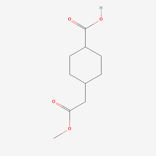 4-(2-methoxy-2-oxoethyl)cyclohexane-1-carboxylic acid (CAS: 1211450-51-9) - Related Chemical Product