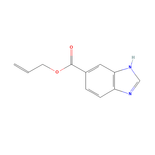 prop-2-enyl 3H-benzimidazole-5-carboxylate (CAS: 959999-89-4) - Chemical Structure and Molecular Formula 