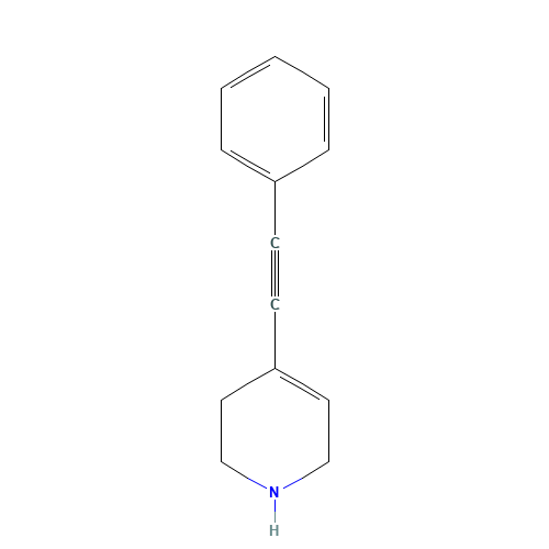 4-(2-phenylethynyl)-1,2,3,6-tetrahydropyridine (CAS: 159503-81-8) - Related Chemical Product