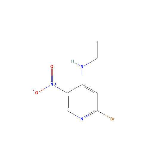 2-bromo-N-ethyl-5-nitropyridin-4-amine (CAS: 913642-07-6) - Related Chemical Product