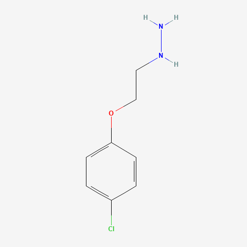 2-(4-chlorophenoxy)ethylhydrazine (CAS: 92307-08-9) - Chemical Structure and Molecular Formula 