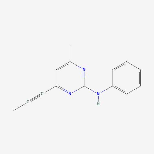 4-methyl-N-phenyl-6-prop-1-ynylpyrimidin-2-amine (CAS: 110235-47-7) - Related Chemical Product