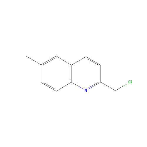 2-(chloromethyl)-6-methylquinoline (CAS: 22989-38-4) - Chemical Structure and Molecular Formula 