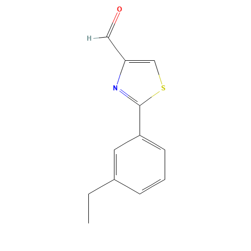 2-(3-ethylphenyl)-1,3-thiazole-4-carbaldehyde (CAS: 885279-08-3) - Related Chemical Product