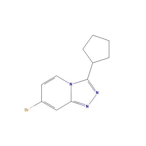 7-bromo-3-cyclopentyl-[1,2,4]triazolo[4,3-a]pyridine (CAS: 1021923-47-6) - Related Chemical Product
