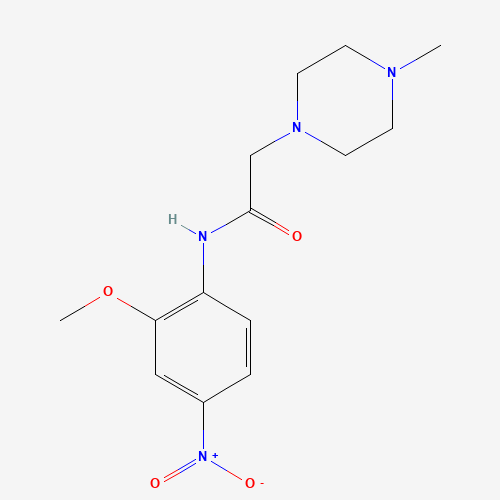 N-(2-methoxy-4-nitrophenyl)-2-(4-methylpiperazin-1-yl)acetamide (CAS: 837421-38-2) - Related Chemical Product