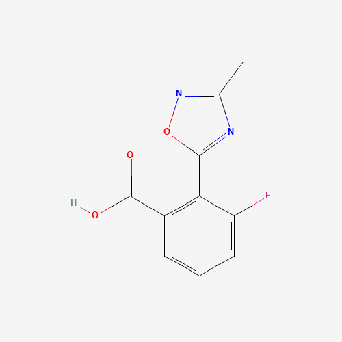 3-fluoro-2-(3-methyl-1,2,4-oxadiazol-5-yl)benzoic acid (CAS: 1293285-18-3) - Related Chemical Product
