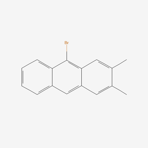 9-bromo-2,3-dimethylanthracene (CAS: 27111-62-2) - Chemical Structure and Molecular Formula 