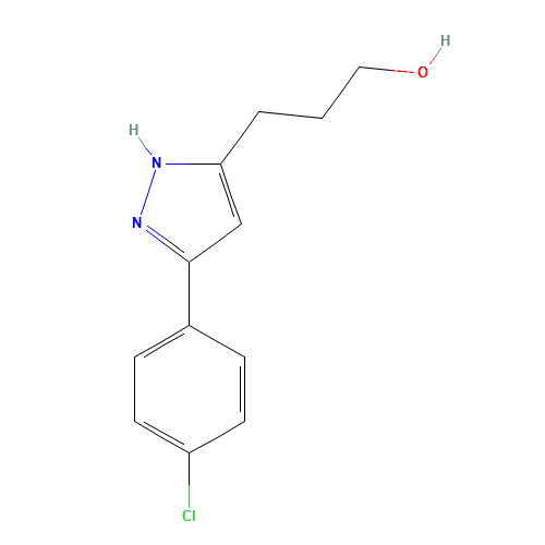 3-[3-(4-chlorophenyl)-1H-pyrazol-5-yl]propan-1-ol (CAS: 439106-94-2) - Related Chemical Product