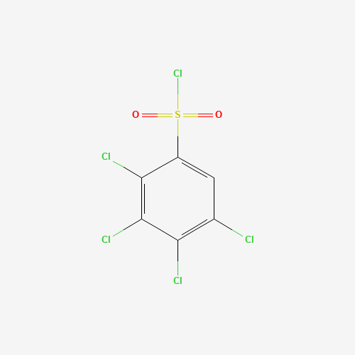 2,3,4,5-tetrachlorobenzenesulfonyl chloride (CAS: 51527-63-0) - Chemical Structure and Molecular Formula 