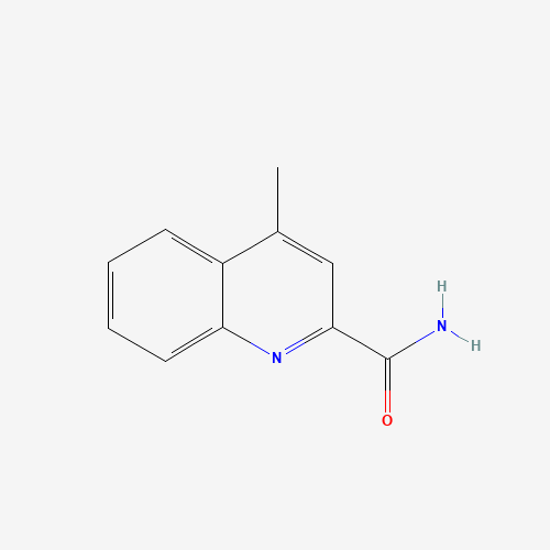 4-methylquinoline-2-carboxamide (CAS: 30958-79-3) - Chemical Structure and Molecular Formula 