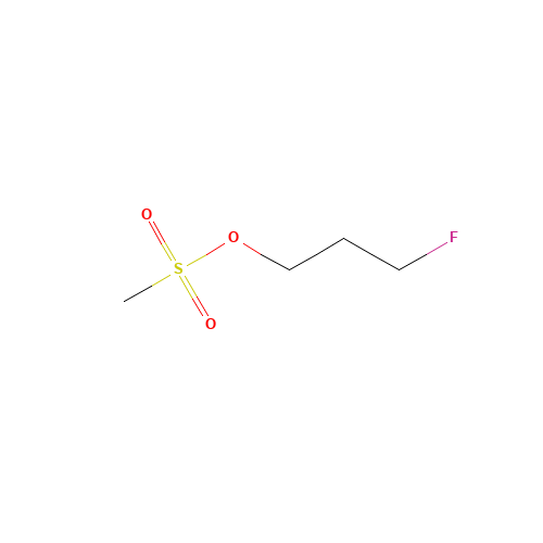 3-fluoropropyl methanesulfonate (CAS: 372-04-3) - Chemical Structure and Molecular Formula 