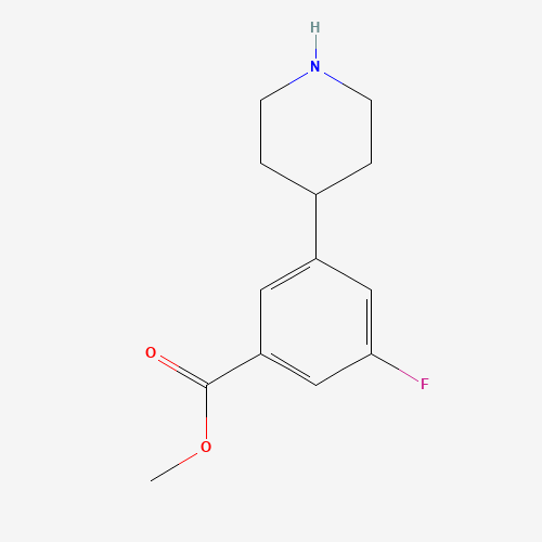 methyl 3-fluoro-5-piperidin-4-ylbenzoate (CAS: 881493-49-8) - Related Chemical Product