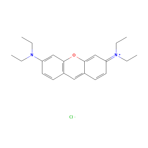 [6-(diethylamino)xanthen-3-ylidene]-diethylazanium;chloride (CAS: 2150-48-3) - Related Chemical Product