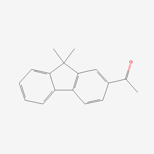1-(9,9-dimethylfluoren-2-yl)ethanone (CAS: 72322-75-9) - Chemical Structure and Molecular Formula 