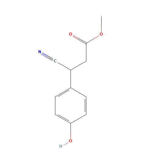 methyl 3-cyano-3-(4-hydroxyphenyl)propanoate (CAS: 1356600-20-8) - Related Chemical Product
