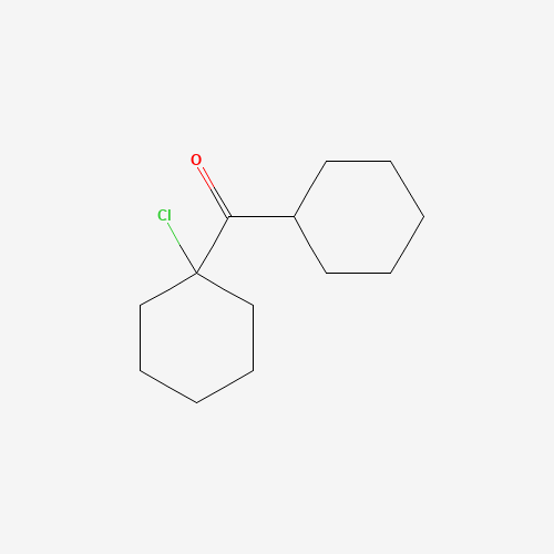 (1-chlorocyclohexyl)-cyclohexylmethanone (CAS: 83803-75-2) - Chemical Structure and Molecular Formula 