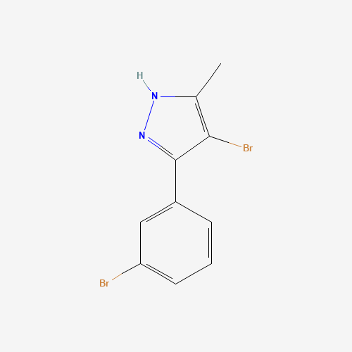 4-bromo-3-(3-bromophenyl)-5-methyl-1H-pyrazole (CAS: 1240309-82-3) - Related Chemical Product