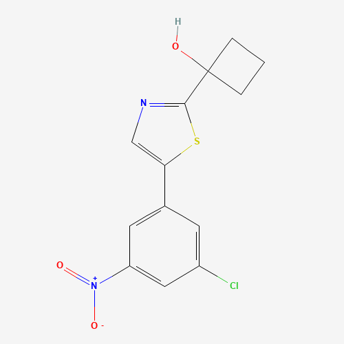 1-[5-(3-chloro-5-nitrophenyl)-1,3-thiazol-2-yl]cyclobutan-1-ol (CAS: 1312536-74-5) - Related Chemical Product