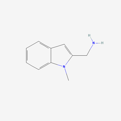 (1-methylindol-2-yl)methanamine (CAS: 55556-57-5) - Chemical Structure and Molecular Formula 
