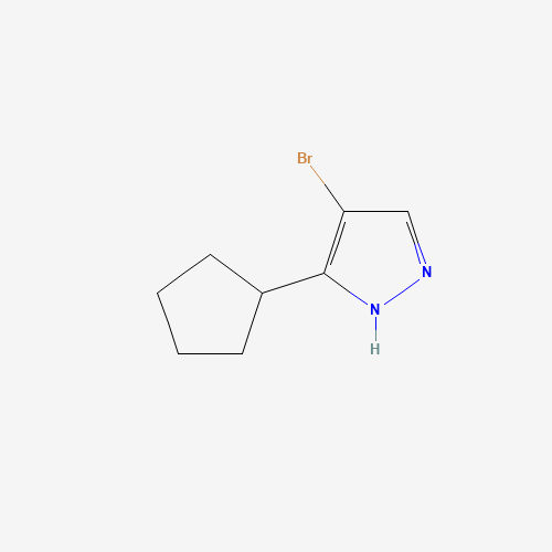 4-bromo-5-cyclopentyl-1H-pyrazole (CAS: 1116093-46-9) - Related Chemical Product
