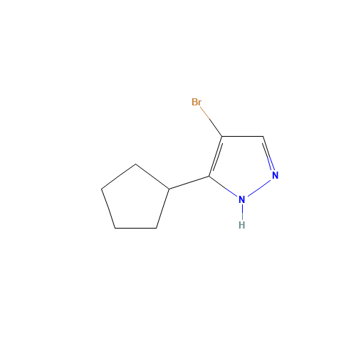 4-bromo-5-cyclopentyl-1H-pyrazole (CAS: 1116093-46-9) - Related Chemical Product