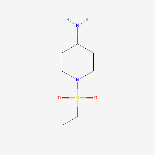 1-ethylsulfonylpiperidin-4-amine (CAS: 759456-76-3) - Chemical Structure and Molecular Formula 