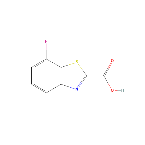 7-fluoro-1,3-benzothiazole-2-carboxylic acid (CAS: 479028-68-7) - Chemical Structure and Molecular Formula 