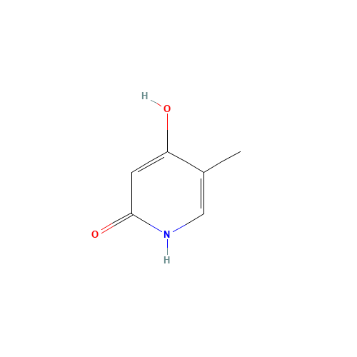4-hydroxy-5-methyl-1H-pyridin-2-one (CAS: 41935-71-1) - Chemical Structure and Molecular Formula 