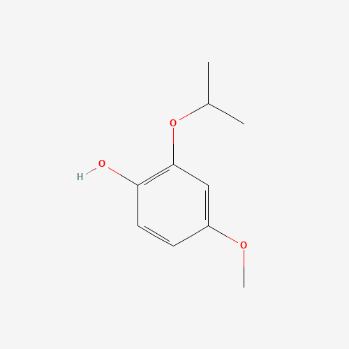 4-methoxy-2-propan-2-yloxyphenol (CAS: 86636-06-8) - Chemical Structure and Molecular Formula 